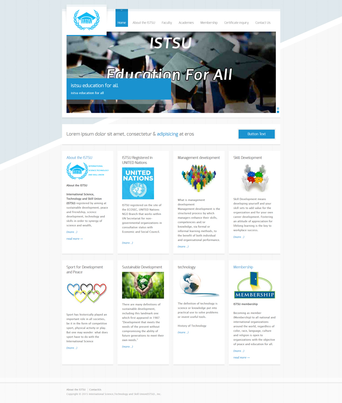 طراحی سایت بین المللی istsu